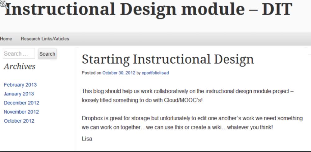 I.D Blog
