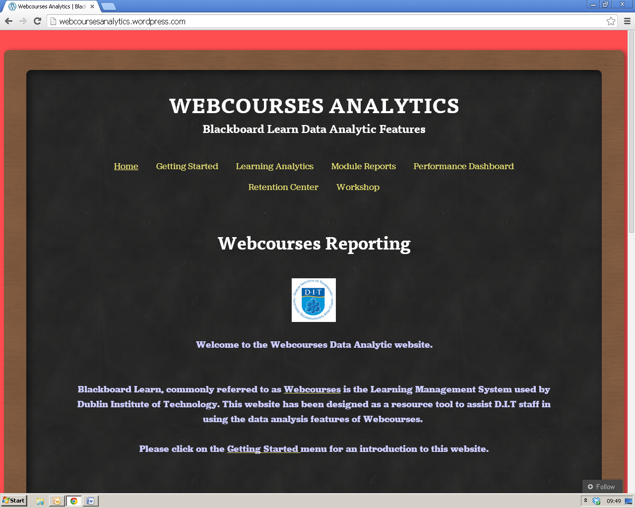 Webcourses Analytics